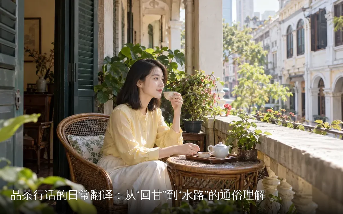 品茶行话的日常翻译：从“回甘”到“水路”的通俗理解
